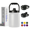 One Gallon Jug 128 oz Large Capacity Stainless Steel Insulated Eco-Friendly Luxury Water Bottles Beer Growler 24-36 Hours