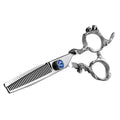 DL06-60V 6 Inch 440C Stainless Steel Beauty Thinning Scissors Right-Handed 30 Teeth Medium Handle Professional Hairdressing