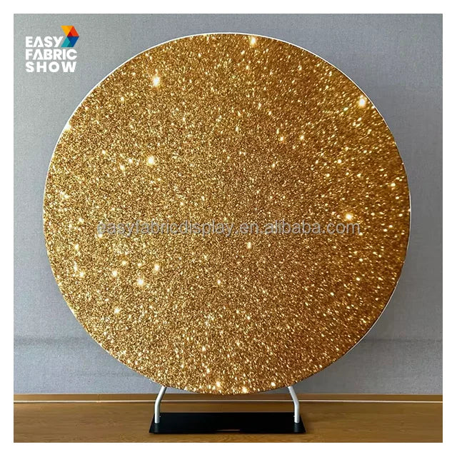 Wholesale Portable Aluminum Frame Circle Backdrop Stand for Wedding Display Racks