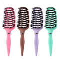 Hair Scalp Massage Comb Bristle Hairbrush Wet Curly Anti-Static Hair Brush Professional Salon Hairdressing Style