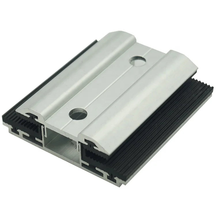 AL6005-T5+EPDM Yuens OEM Mid Clamp Components Quick Easy Installation Pv EPDM Clips Refer to Frameless Thin Film Solar Panel ISO