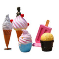 Life Size Icecream Sculpture Fiberglass Resin Icecream Cone Decoration for Sale
