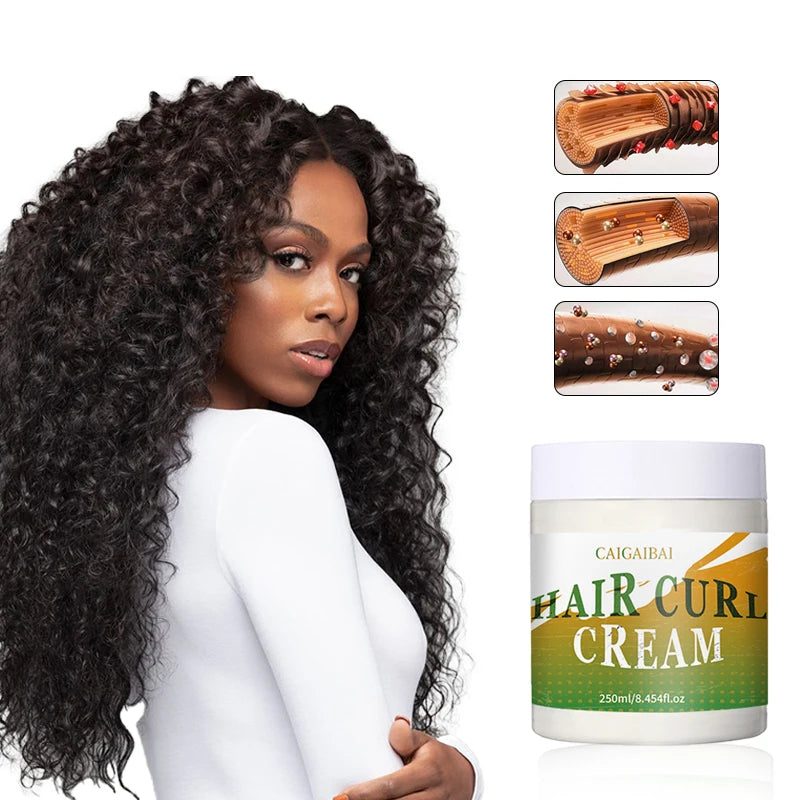 Custom Organic Natural Hair Care Curling Styling Products Gel Wax Hair Curl Enhancers Defining Cream for Black Women Kids