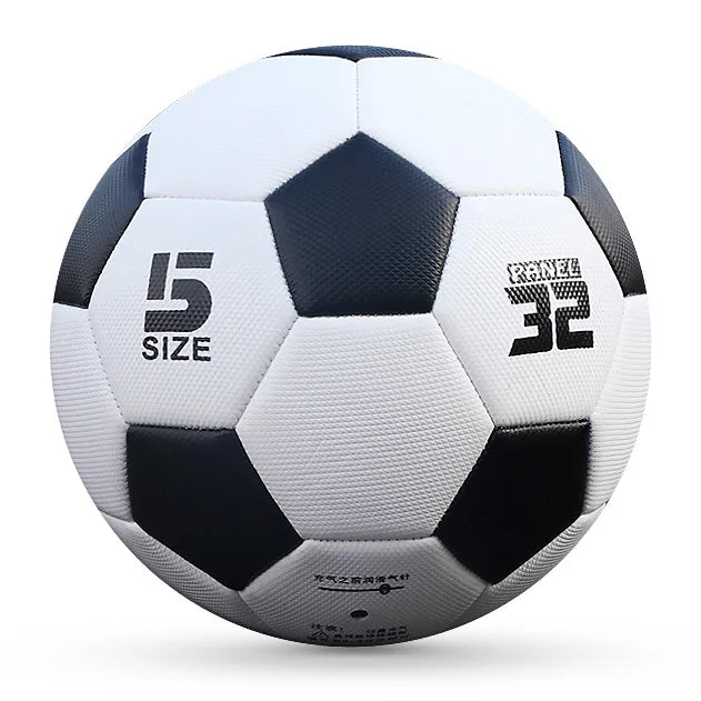 Good Quality Official Size 5 Durable PU Synthetic Leather Custom Print Soccerball