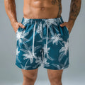 2022 Summer Quick Drying Plus Size Printed Short Men Beach Surfing Pants