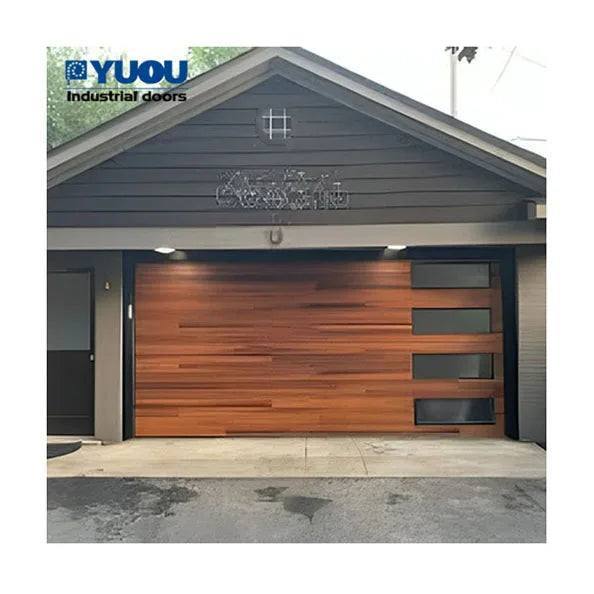 Modern Electronic Tilt up Insulated Steel Panel Car Garage Door for Homes