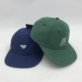 Green Non-Woven Low Profile Unstructured 6 Panel Cap Custom Embroidered Adjustable Snapback Hats for Unisex Sporty Street Style