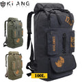 Cost Effect 100L Custom Waterproof Canvas Tactical Outdoor Sports Tactical Backpack Travel Camping