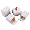 Recycle Wholesale White Ivory Board Rigid Boxes with Matt Lamination Embossing Sponge Lining for Cosmetic Packaging MegaBDM