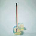 HZ Custom Classical Style Opalite Cube Shape Incense Holder