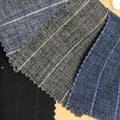 Factory Direct Non-toxic Striped Woven Linen Blend Fabric 165gsm 135cm Versatile Linen Cotton Blend Fabric for Clothing Shirts