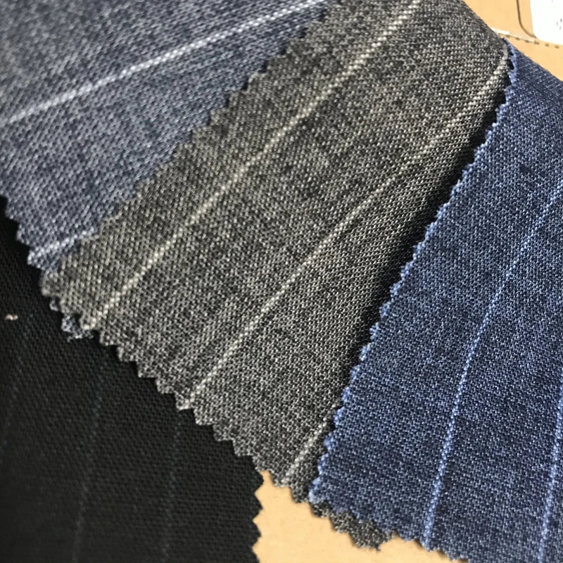 Factory Direct Non-toxic Striped Woven Linen Blend Fabric 165gsm 135cm Versatile Linen Cotton Blend Fabric for Clothing Shirts