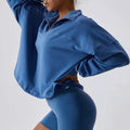 Sportswear Workout 2 Piece Hoodie and Yoga Shorts Set Custom logo Running Fitness Gym Yoga Shorts Set