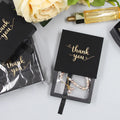2022 Wholesale Transparent Jewelry Gift Packaging Box Thank You Drawer Storage Box for Ring Earring Pe Film Boxes