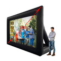 14 Ft Big Blow up Outside Air Cinema Projection  Party Film Inflatable Portable Projector Outdoor Movie Screen