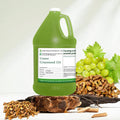 Gallons Green Grapeseed Oil Massage & Body Oil Unscented Lightweight Non-Greasy Moisturizer for Hair