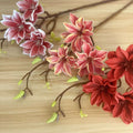 H-527 Real Touch Yulan Magnolia European Fashion Lifelike Artificial Flowers for Home Store Hotel Wedding Decoration