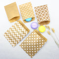 25Pcs/Pack Thank You Kraft Paper Candy Bags Wedding Favors Biscuit Packaging Bag for Guest Birthday Party Decor Gift Pouch