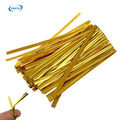 Bread Bags Tie 800Pcs 4" Metallic Twist Ties Silver Candy Ties for Treat Bags Gift Wrapping Bags