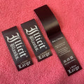 Light Weight Loop Fold Washing Sizes Satin Printing Labelsilk Screen Printing Double Sides Inside Garment Tag