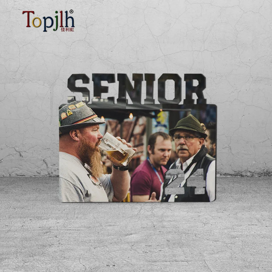Topjlh Grad's Green Legacy Frame Sublimation Printed Senior Photo Display From Recycled MDF
