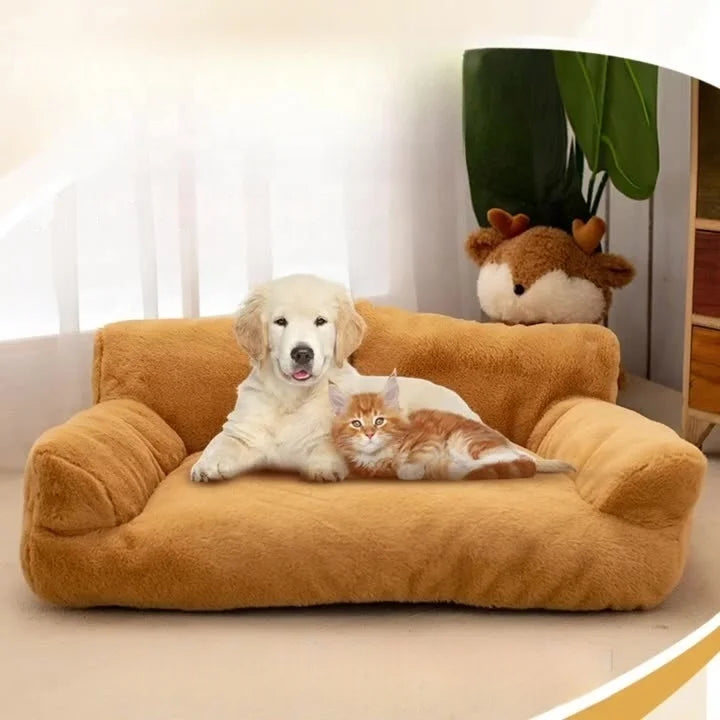 USMILEPET New Design Soft Warm Pet Sofa Luxury All Seasons Kitten Puppy Sleeping Bed Pet Supplies for Small Dogs and Cats