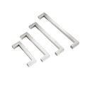 Modern Zinc Alloy Cabinet Handles & Knobs Matt Black for Kitchen Cabinets and Drawers Factory Price
