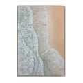 Modern Seascape Oil Painting on Canvas Handmade Abstract Outdoor Decoration JZ Arts Original