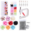 Manual Pearl and Riveting Tool Sets Manual Beading Tool Sets DIY Accessories Tool