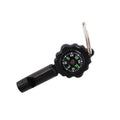 Outdoor Survival Emergency Whistle Keychain 2 in 1 Whistle with Lanyard Compass