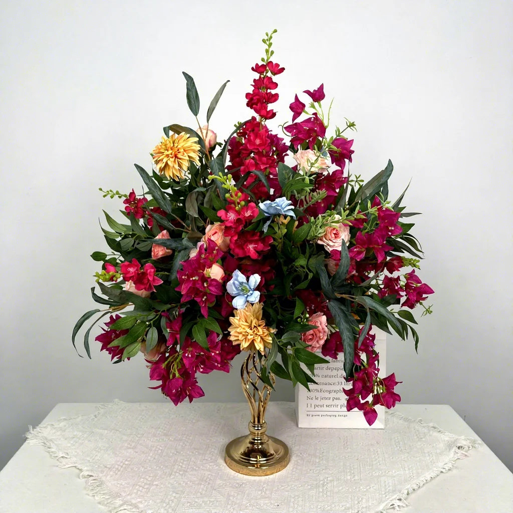 Wholesale Wedding Flower Arrangements High Quality Colorful Flowers Balls Wedding Decoration Realistic Flowers Centerpiece