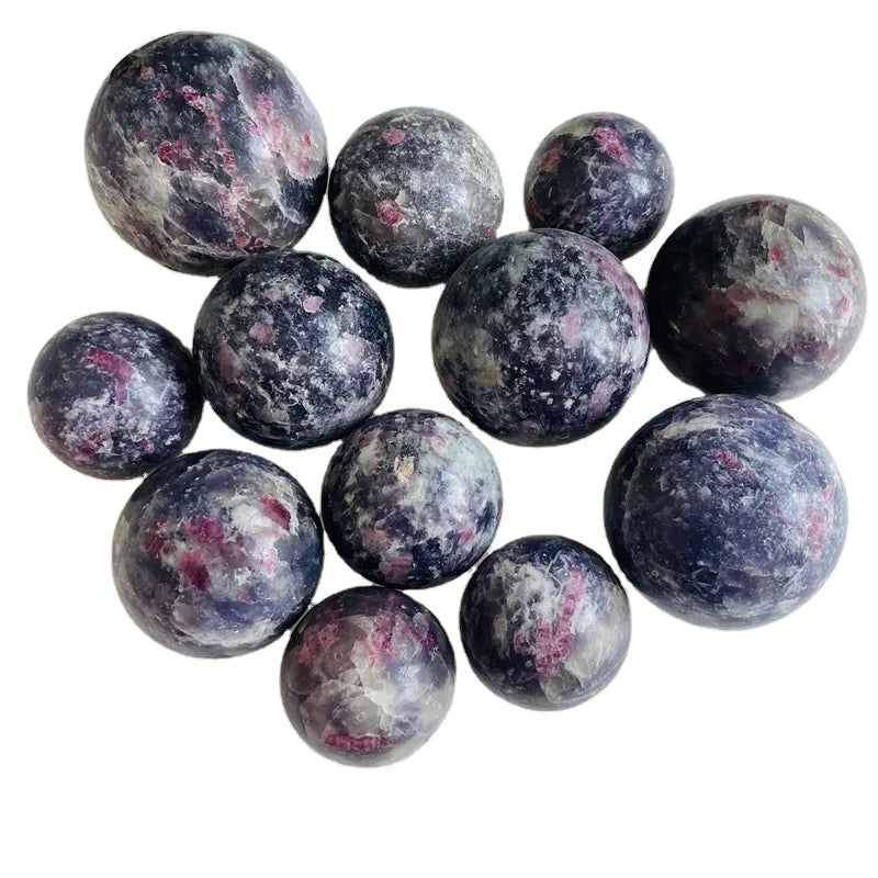 Wholesale natural crystal quartz healing ball unicorn stone sphere