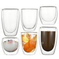 Wholesale Creative Egg Shape Borosilicate Double Wall Glass Mug Coffee Cups