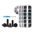 Mini Phillips Laptop Screw Set M1 M1.2 M1.4 M1.7 M2 M2.5 Micro Electronic Screw Kit Black Oxide Steel for Computer Phone Metric