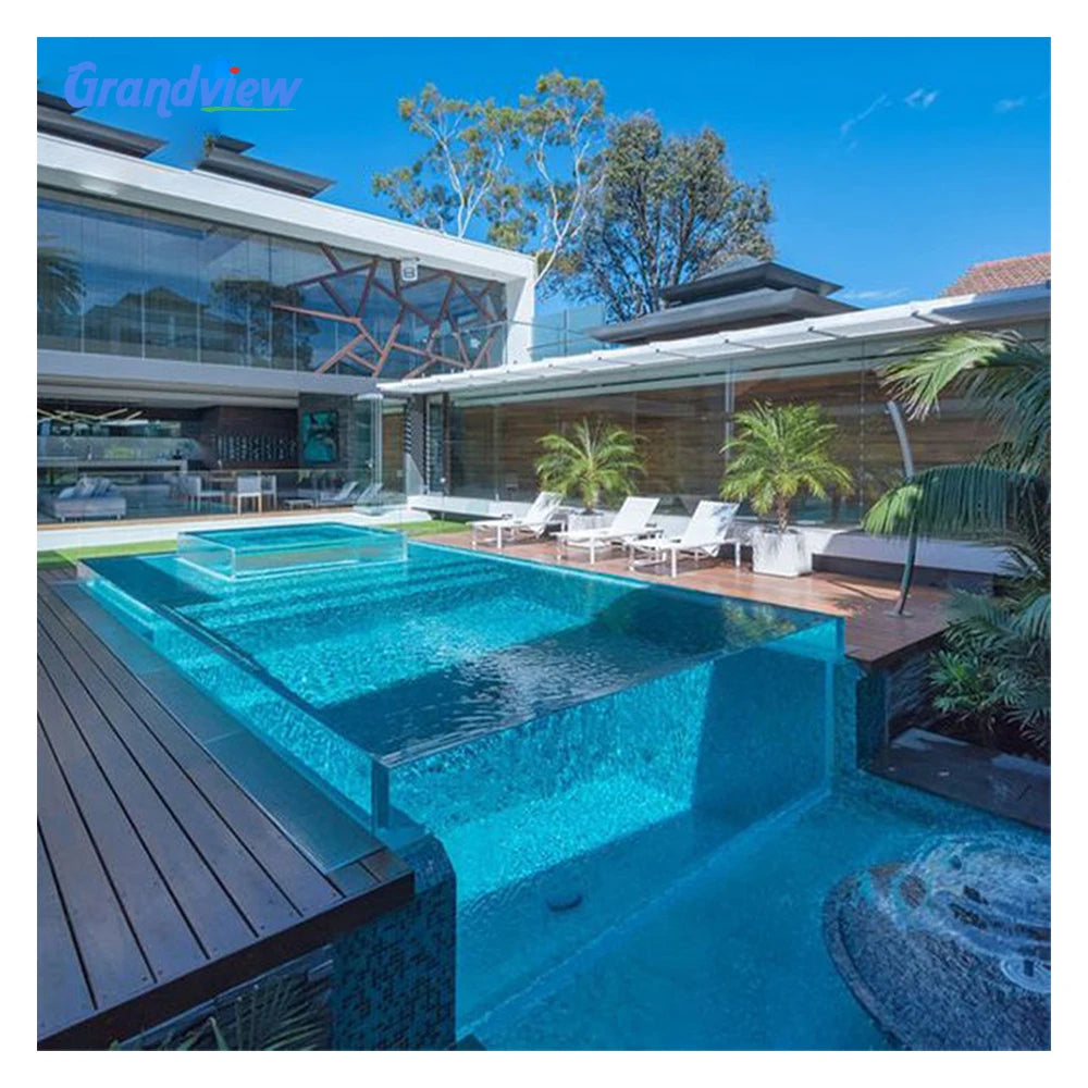 Grandview High Standard Solid Non Yellowing Plexiglass Stage Infinity Acrylic Swimming Pool