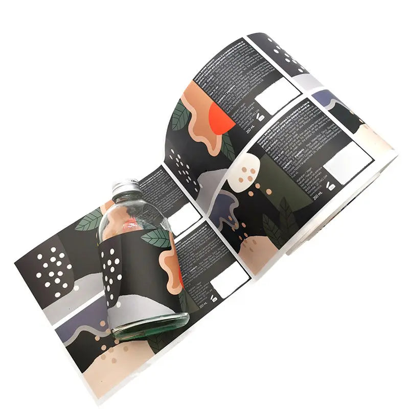 Wholesale Custom Round Logo Paper Stickers Sticker Roll Logo Label Sticker Printing