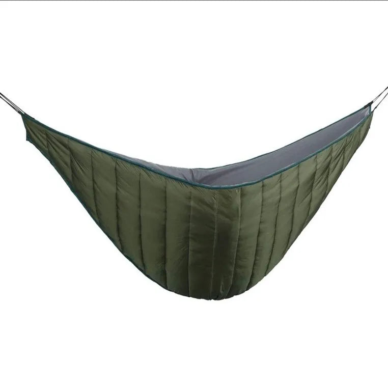 Woqi Outdoor Winter Camping Portable Sleeping Bag Hammock Underquilt Windproof to Keep Warm