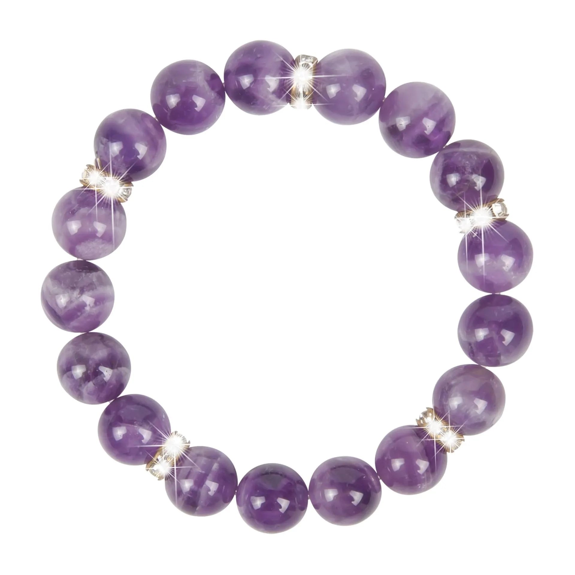 Healing  Anxiety Crystal Bracelet Chakra Beaded Yoga Bracelet Calming Stretch Bracelet Stress Relief Gifts for Women
