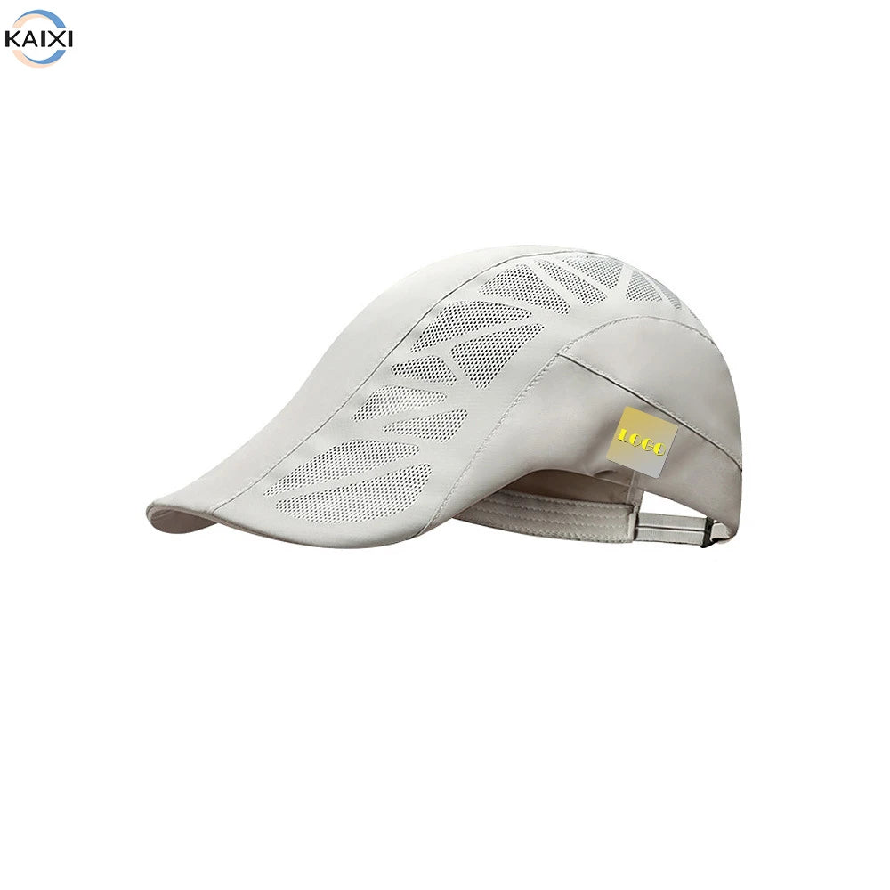 Wholesale Thick Summer Breathable Quick Dry Sports Golf Caps Tennis Running Baseball Cap for Men