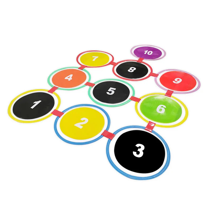 28/5000 Hot-selling Children's Sports and Entertainment Settings: Agile MATS Scale MATS Hopscotch and Digital Game Jumping