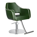 Hydraulic Cutting Chair for Salons Green Barber Equipment Styling Chair