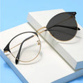 New Retro Metal Blue Light Blocking Optical Glasses Men Photochromic Fashionable Eyeglasses Frames
