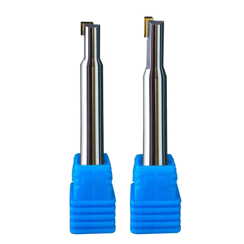 Jinchuan OEM/ODM Hot Sale MCD Cutters Monocrystal Diamond End Mills CNC Tool Milling Router Bit 50L Flute Yellow Coated 60HRC
