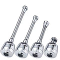 Universal 360 Rotation Faucet Spout Aerator Splash-Proof ABS Sprayer Dual Models Flexible Extension Models Extension Aerator