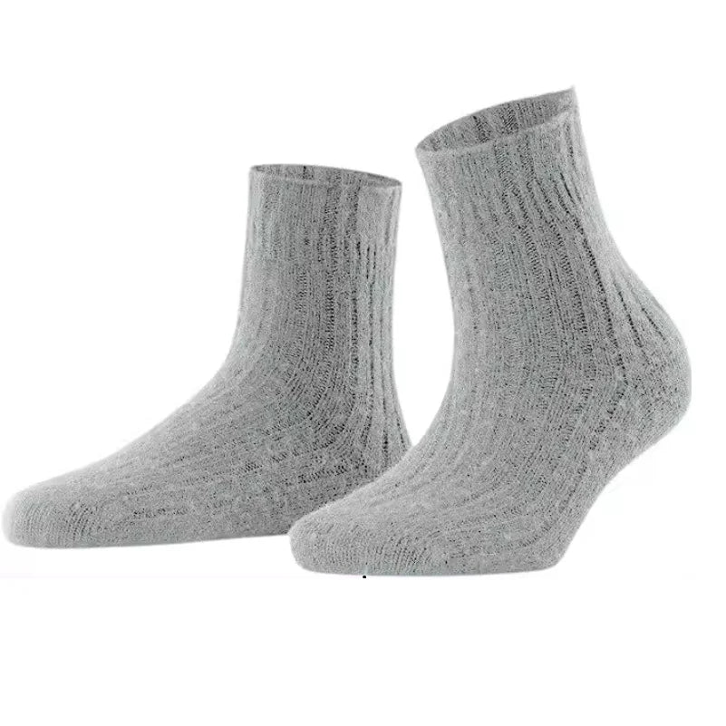 Customized Merino Wool Women's Thick Thermal Fluffy Sport Socks Available in More Colors