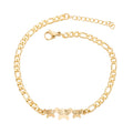 Butterfly Snowflake Animal Elephant Heart Beat Moon Star Pendant Gold Plated Stainless Steel Bracelet Bangle for Women