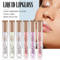 Wet Gloss Crystal Jelly Lip Gloss Shiny Clear Mirror Moisturizing Lip Gloss Glitter Liquid Lipstick