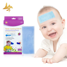Physical Cool Plaster Gel Discoloration Hydrogel Cooling Gel Pads Color-changing Mint Anti-fever Transdermal Hot Cold Pack