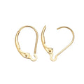 High Quality 14K Gold Filled GF Lever Back Hoop Earrings for Women DIY Jewelry Making Findings