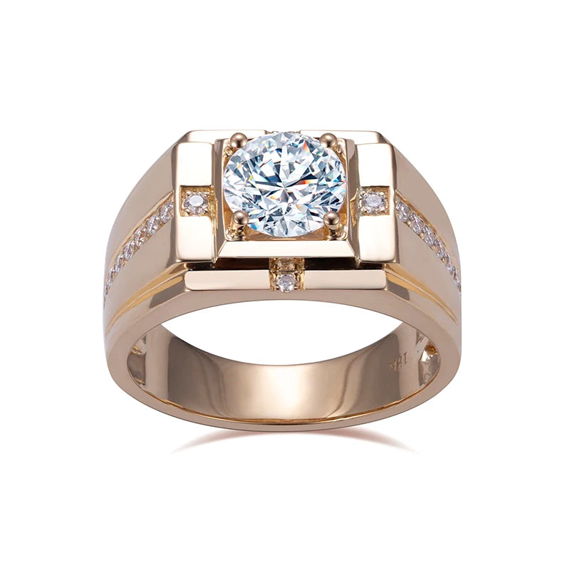 MSR-1255 18K Lab Grown Diamond With IGI Certificate Lab Diamond Ring for Man Wedding Custom Ring